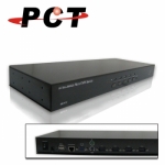 【PCT】4-PORT Combo USB & PS2 機架式KVM多電腦控制切換器 (MU41X)