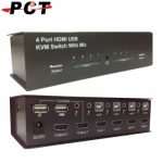 【PCT】4進2出 USB HDMI 矩陣式多電腦控制切換器(MHC424)