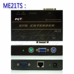 【PCT】PS/2 KVM 網線型延長器(RJ45/CAT5)Extender-150m (ME21TS/ME21RS)