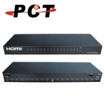 【PCT】HDMI 1.4版1進16出 16-PORT訊號分配器(MHS1614)