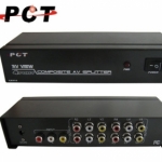 【PCT】1進4出 AV 影音分配器 Splitter(CAV14)