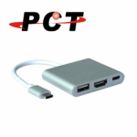 USB-C 轉 HDMI/ USB 3.0 轉接器(含USB-C電源輸入)(UHC303)