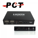 【PCT】2 埠 HDMI 多電腦切換器(含麥克風輸入)(HUC214)