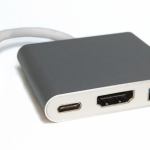 Type  C 轉 C/HDMI/USB轉接器(含USB-C電源輸入)(UHC303E)